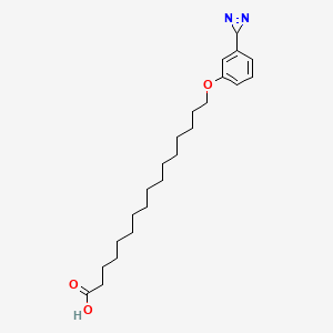 omega-(3-Diazirinophenoxy)hexadecanoic acid