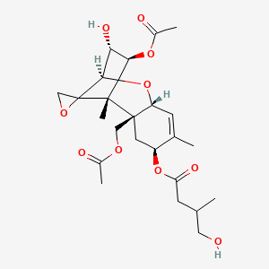 4,15-Bis(acetyloxy)-3-hydroxy-12,13-epoxytrichothec-9-en-8-yl 4-hydroxy-3-methylbutanoate