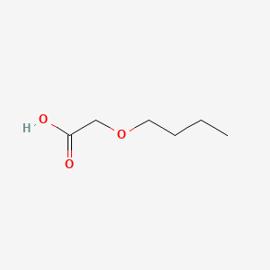 molecular formula C6H12O3 B1204154 丁氧基乙酸 CAS No. 2516-93-0