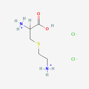 molecular formula C5H13ClN2O2S B1204155 Thialysine hydrochloride CAS No. 63905-31-7