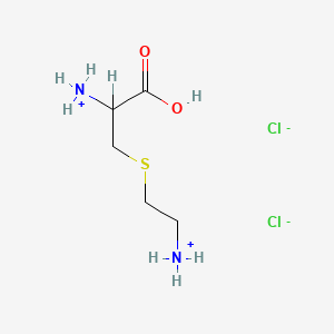 molecular formula C5H14Cl2N2O2S B1204155 S-2-Aminoethyl cysteine dihydrochloride CAS No. 63905-31-7