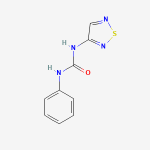 molecular formula C9H8N4OS B1204157 Photothidiazuron CAS No. 71769-74-9