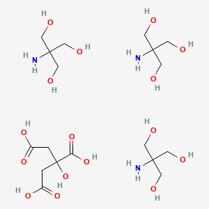 molecular formula C18H41N3O16 B12041681 Trizma citrate tribasic 