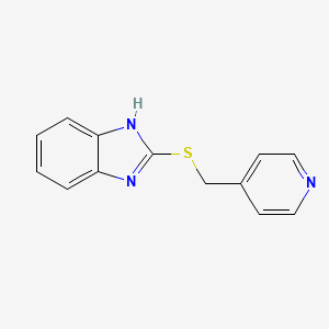 2-((2-(4-Pyridyl)methyl)thio)benzimidazole