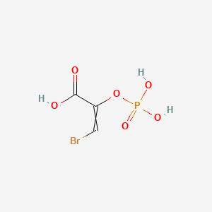 3-Bromo-2-phosphonooxyprop-2-enoic acid