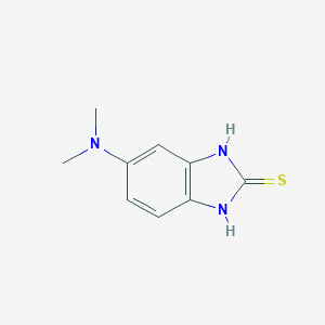 molecular formula C9H11N3S B120418 5-(Dimethylamino)-1,3-dihydrobenzimidazole-2-thione CAS No. 149367-82-8