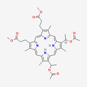 molecular formula C40H46N4O8 B1204181 Dahp-dme CAS No. 75162-60-6