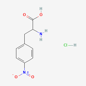 molecular formula C9H11ClN2O4 B12041870 2-amino-3-(4-nitrophenyl)propanoic Acid Hydrochloride 