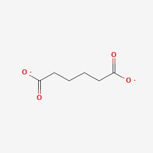 molecular formula C6H8O4-2 B1204190 己二酸 CAS No. 764-65-8