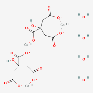 molecular formula C12H18Ca3O18 B12041997 Citric acid calcium salt 