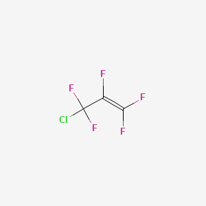 molecular formula C3ClF5 B1204221 1-丙烯，3-氯-1,1,2,3,3-五氟- CAS No. 79-47-0
