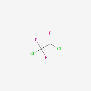 molecular formula C2HCl2F3 B1204223 1,2-Dichloro-1,1,2-trifluoroethane CAS No. 354-23-4