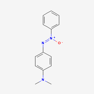 molecular formula C14H15N3O B1204235 4-(Dimethylamino)phenylazoxybenzene 