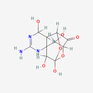 molecular formula C10H13N3O7 B1204238 11-Nortetrodotoxin CAS No. 70170-72-8