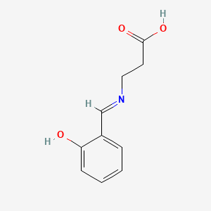 molecular formula C10H11NO3 B1204241 Salicylidene-alanine CAS No. 34295-85-7