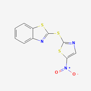 molecular formula C10H5N3O2S3 B12042439 NPAS3-IN-1 CAS No. 2207-44-5