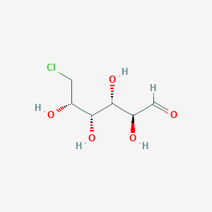molecular formula C6H11ClO5 B1204250 (2S,3S,4S,5S)-6-Chloro-2,3,4,5-tetrahydroxyhexanal CAS No. 4990-81-2