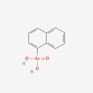 molecular formula C10H9AsO3 B1204252 1-Naphthalenearsonic acid CAS No. 5410-54-8