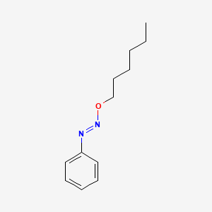 molecular formula C12H18N2O B1204254 Hexanal phenylhydrazone CAS No. 6228-44-0