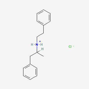 molecular formula C17H22ClN B1204255 N-Phenethyl-beta-phenylisopropylamine hydrochloride CAS No. 6285-56-9