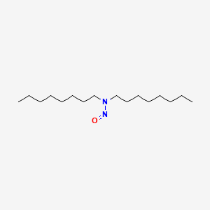 molecular formula C16H34N2O B1204256 Dioctylnitrosamine CAS No. 6335-97-3
