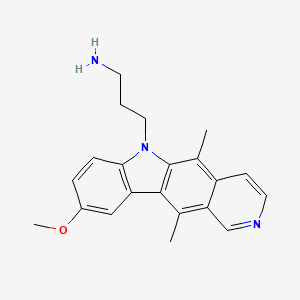 3-(9-Methoxy-5,11-dimethyl-pyrido[4,3-b]carbazol-6-yl)-propylamine