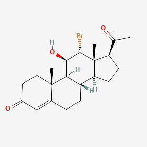 11beta-Hydroxy-12alpha-bromoprogesterone