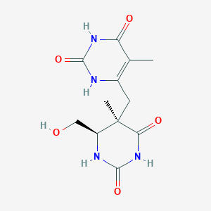 6-{[4-(Hydroxymethyl)-5-methyl-2,6-dioxohexahydropyrimidin-5-YL]methyl}-5-methylpyrimidine-2,4(1H,3H)-dione