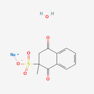 molecular formula C11H9NaO5S B1204292 Menadione Sodium Bisulfite CAS No. 57414-02-5