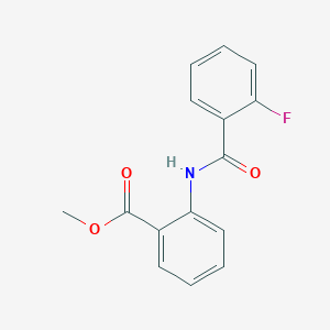 Methyl 2-[(2-fluorobenzoyl)amino]benzoate