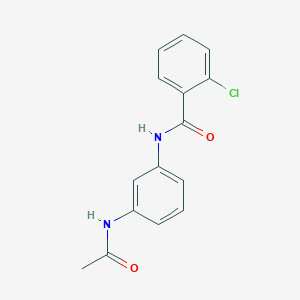 N-(3-acetamidophenyl)-2-chlorobenzamide