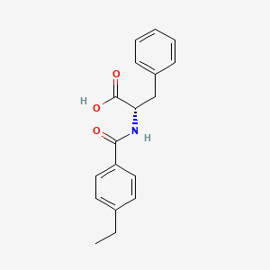 (2S)-2-[(4-ethylbenzoyl)amino]-3-phenylpropanoic acid