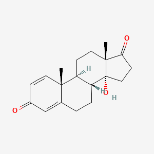 molecular formula C19H24O3 B1204301 14-Hydroxy-androsta-1,4-diene-3,17-dione CAS No. 18149-97-8
