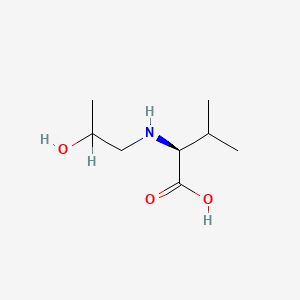 molecular formula C8H17NO3 B1204304 N-(2-Hydroxypropyl)valine CAS No. 91147-54-5