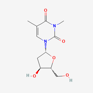 molecular formula C11H16N2O5 B1204310 Methylthymidine CAS No. 958-74-7