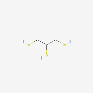 molecular formula C3H8S3 B1204311 Propane-1,2,3-trithiol CAS No. 4756-13-2