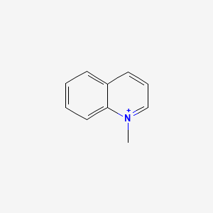 molecular formula C10H10N+ B1204318 1-甲基喹啉鎓 CAS No. 21979-19-1