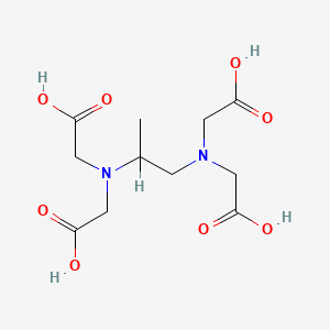 molecular formula C11H18N2O8 B1204320 1,2-Diaminopropane-N,N,N',N'-tetraacetic acid CAS No. 4408-81-5