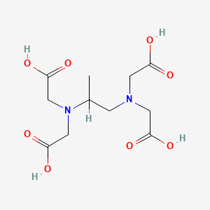 molecular formula C11H18N2O8 B1204320 Propylenediamine tetra-acetic acid CAS No. 4408-81-5