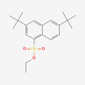 molecular formula C20H28O3S B1204322 Ethyl dibunate CAS No. 5560-69-0
