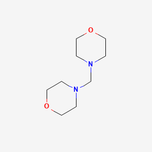 molecular formula C9H18N2O2 B1204323 Dimorpholinomethane CAS No. 5625-90-1
