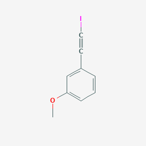 molecular formula C9H7IO B12043275 1-(Iodoethynyl)-3-methoxybenzene 