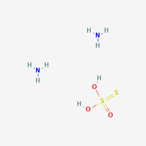 molecular formula H8N2O3S2 B12043277 azane;sulfurothioic O-acid 