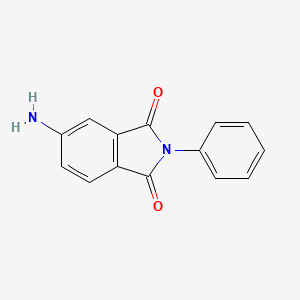 molecular formula C14H10N2O2 B12043299 5-amino-2-phenyl-1H-isoindole-1,3(2H)-dione CAS No. 20871-03-8