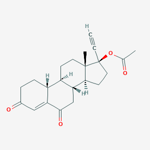 molecular formula C22H26O4 B120433 6-Oxo Norethindrone Acetate CAS No. 438244-27-0