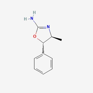 molecular formula C10H12N2O B1204330 4-Methylaminorex, trans-(+/-)- CAS No. 2077-59-0