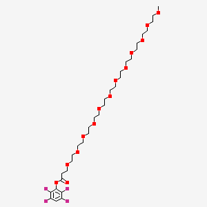 molecular formula C32H52F4O14 B12043308 m-dPEG(R)12-TFP ester 