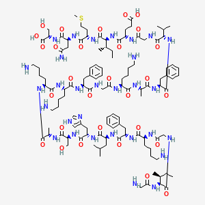 molecular formula C114H180N30O29S B12043344 Magainin II (GIGKFLHSAKKFGKAFVGEIMNS-acid) 