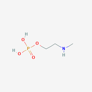 molecular formula C3H10NO4P B1204338 N-Methylethanolamine phosphate CAS No. 6909-61-1