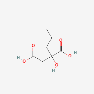 molecular formula C7H12O5 B1204339 2-Propylmalic acid 